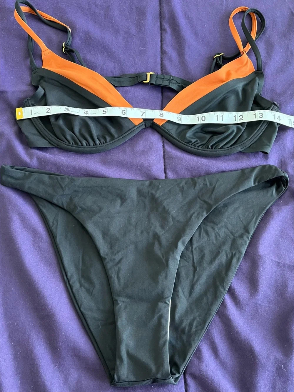 L*Space Bikini Set Fused Zendaya Top & Camacho Bottom Large Boho Resortwear